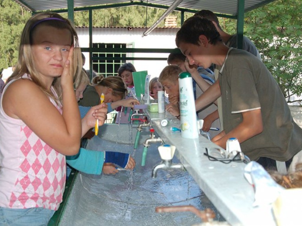Wakacje na obozie w Szarym Dworze - lipiec 2010 r.