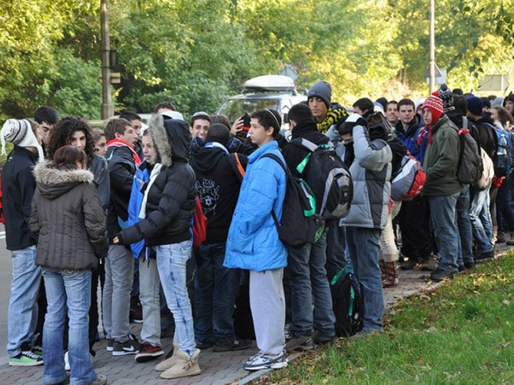 Młodzież z Izraela w Chrzanowie 06.10.2010 r.