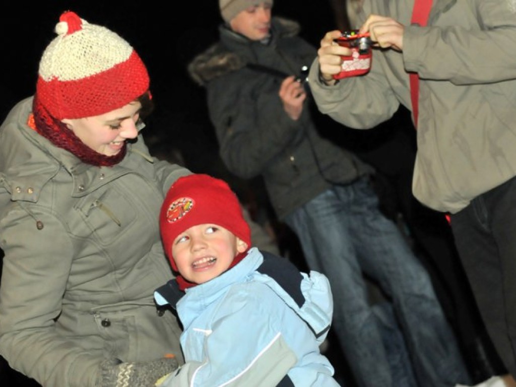 Powitanie Nowego Roku 2011 na Placu Tysiąclecia w Chrzanowie - 1.01.2011 r.