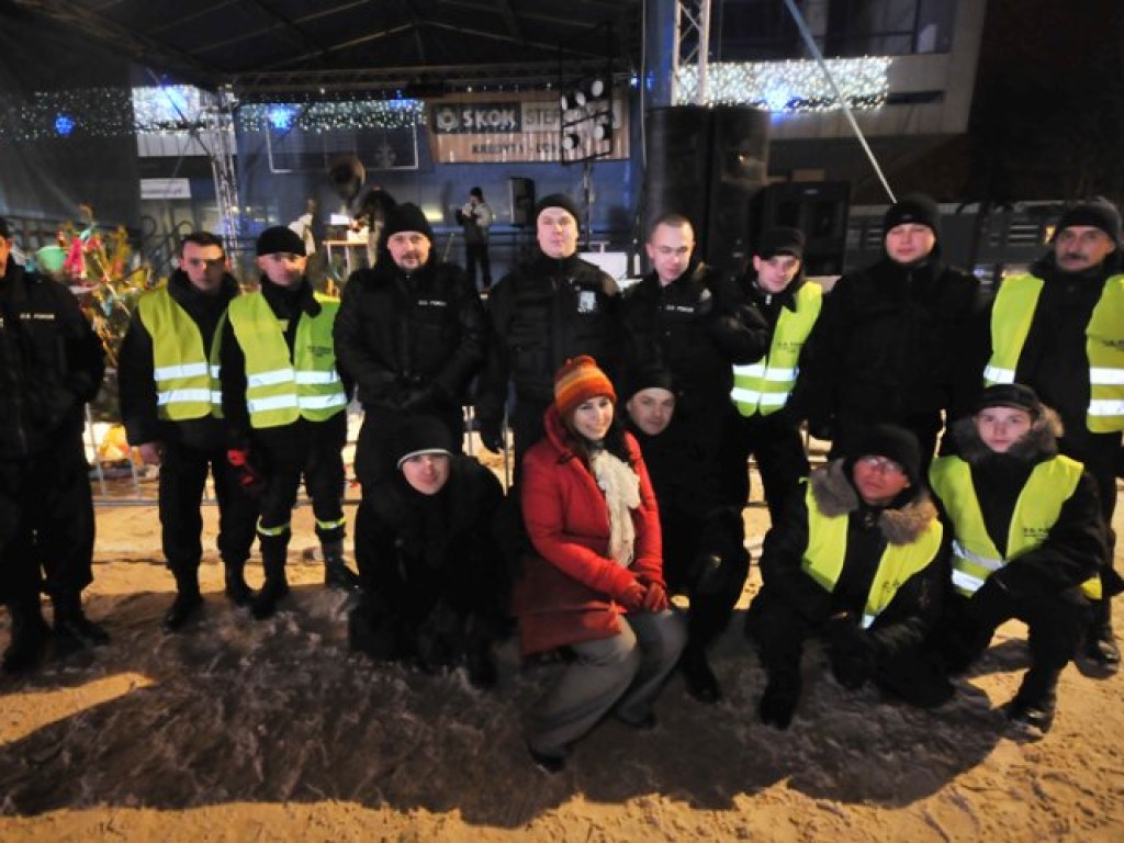 Powitanie Nowego Roku 2011 na Placu Tysiąclecia w Chrzanowie - 1.01.2011 r.