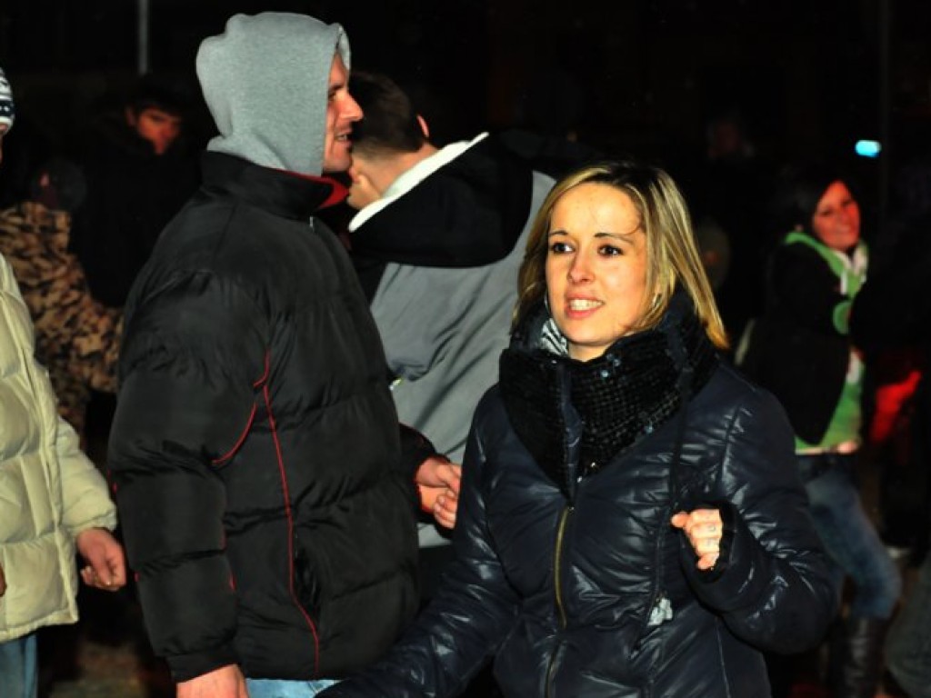 Powitanie Nowego Roku 2011 na Placu Tysiąclecia w Chrzanowie - 1.01.2011 r.