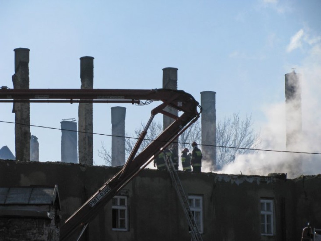 Pożar klasztoru w Alwerni - 6-7.03.2011