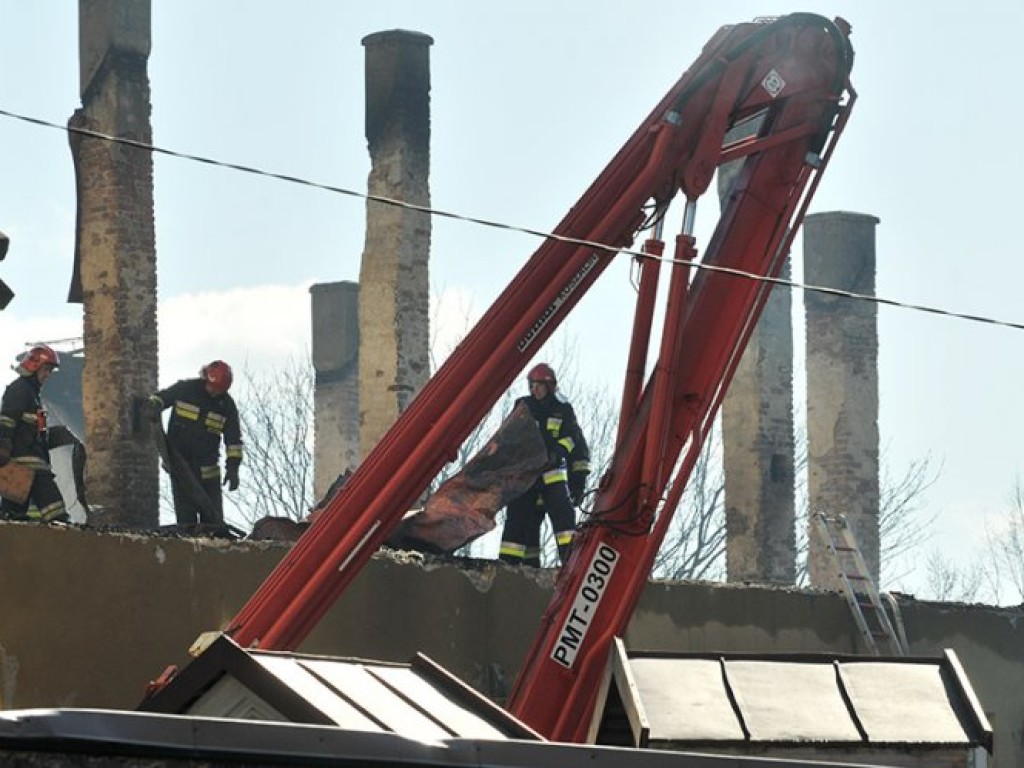 Pożar klasztoru w Alwerni - 6-7.03.2011