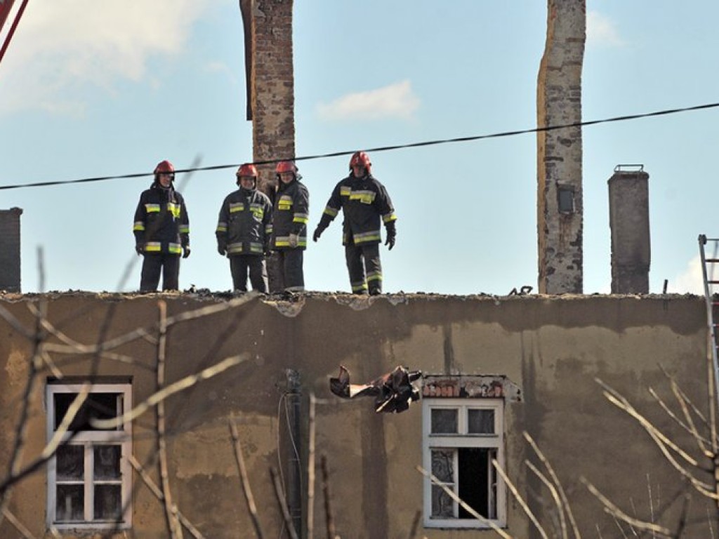 Pożar klasztoru w Alwerni - 6-7.03.2011