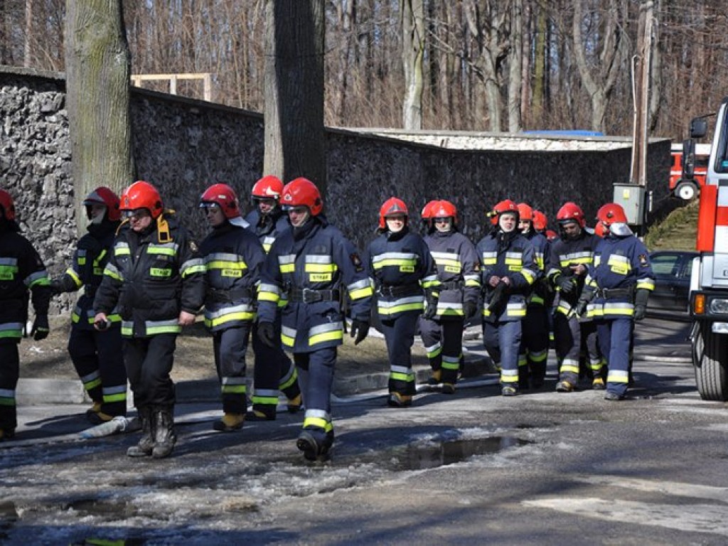 Pożar klasztoru w Alwerni - 6-7.03.2011