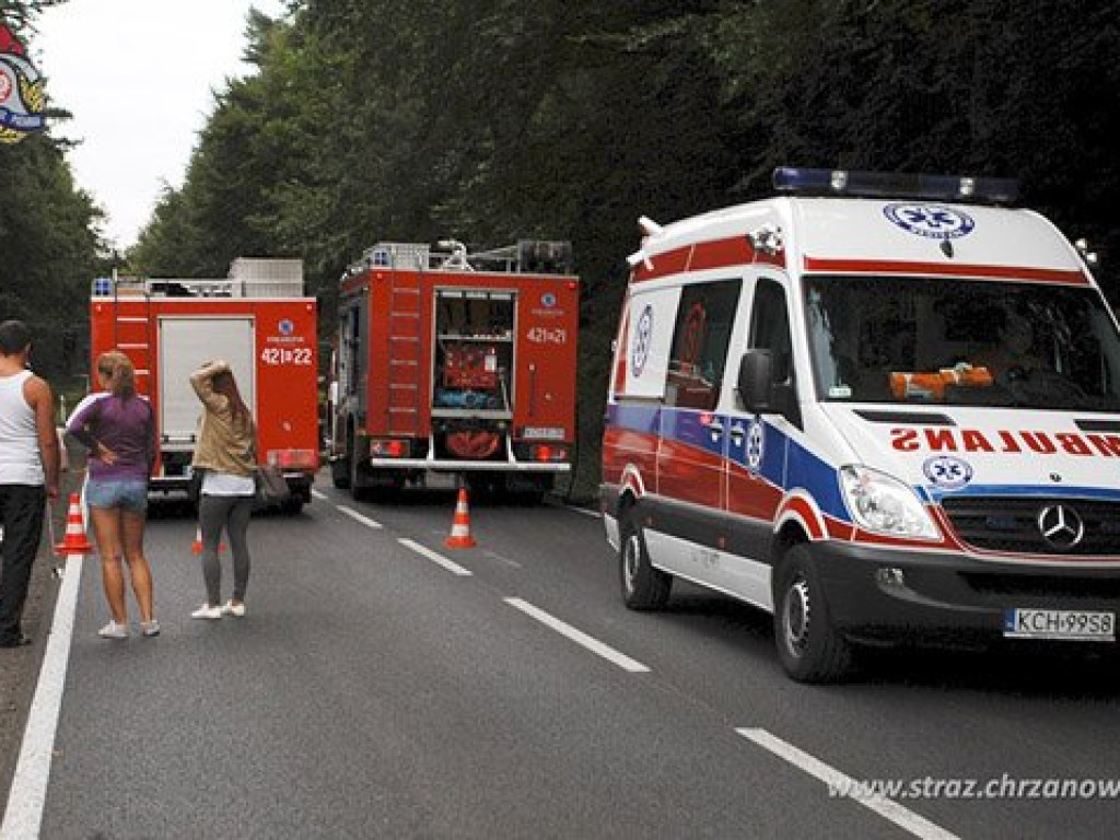 ZAGÓRZE. Dachowała na drodze. Trafiła do szpitala