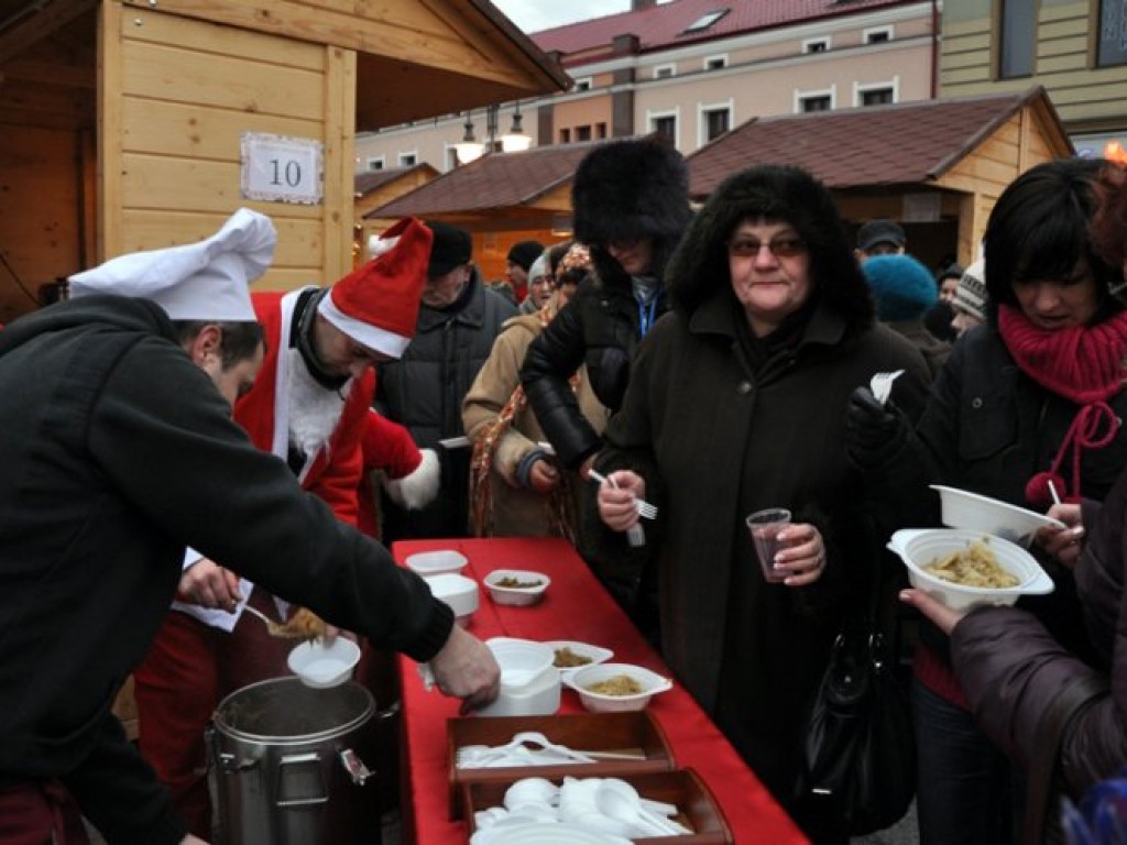 Wigilie na Rynku w Chrzanowie i Trzebini  17.12.2011