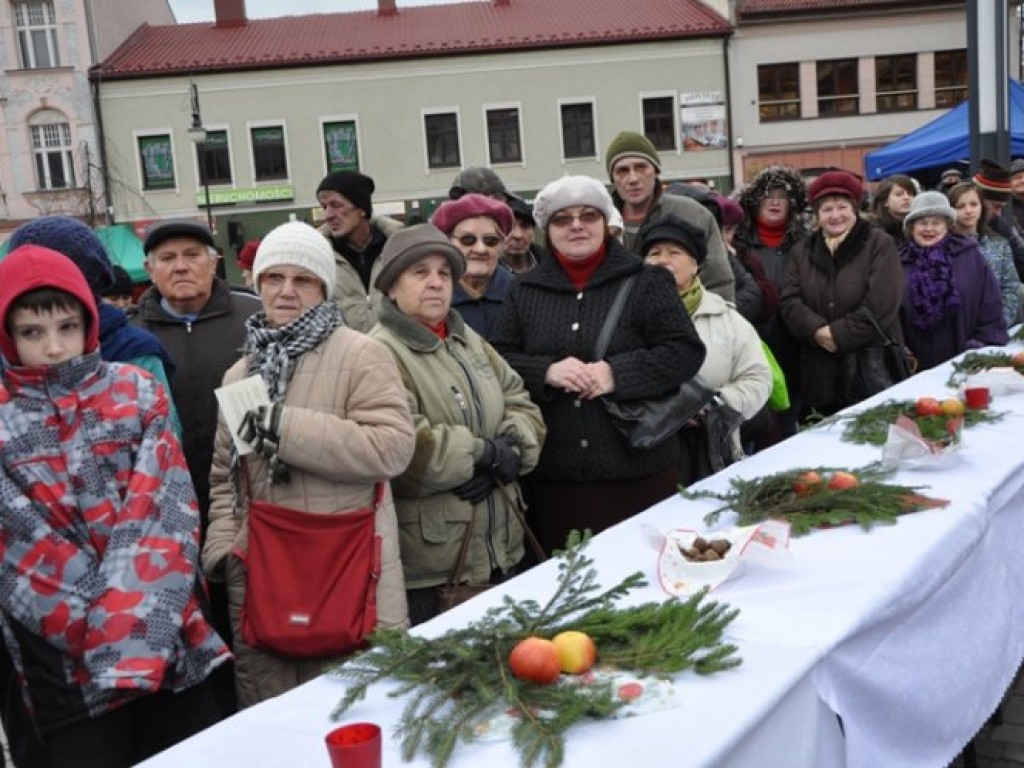 Wigilie na Rynku w Chrzanowie i Trzebini  17.12.2011