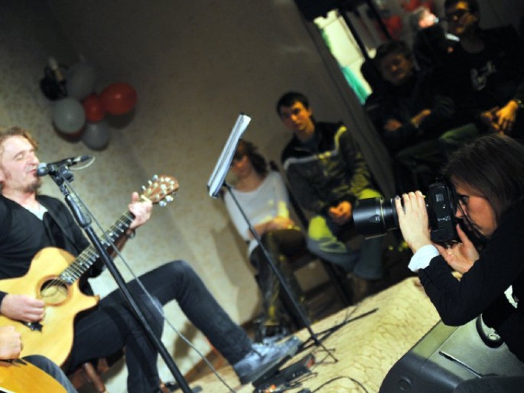 Koncert Jerzego Styczyńskiego i Krzysztofa Wałeckiego w Dworze Zieleniewskich - Trzebinia 16.02.2012 r.