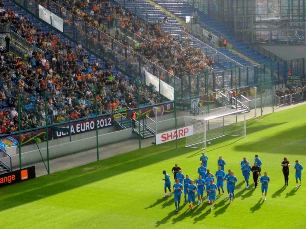 Trening piłkarskiej reprezentacji Holandii w Krakowie -06.06.2012 r.