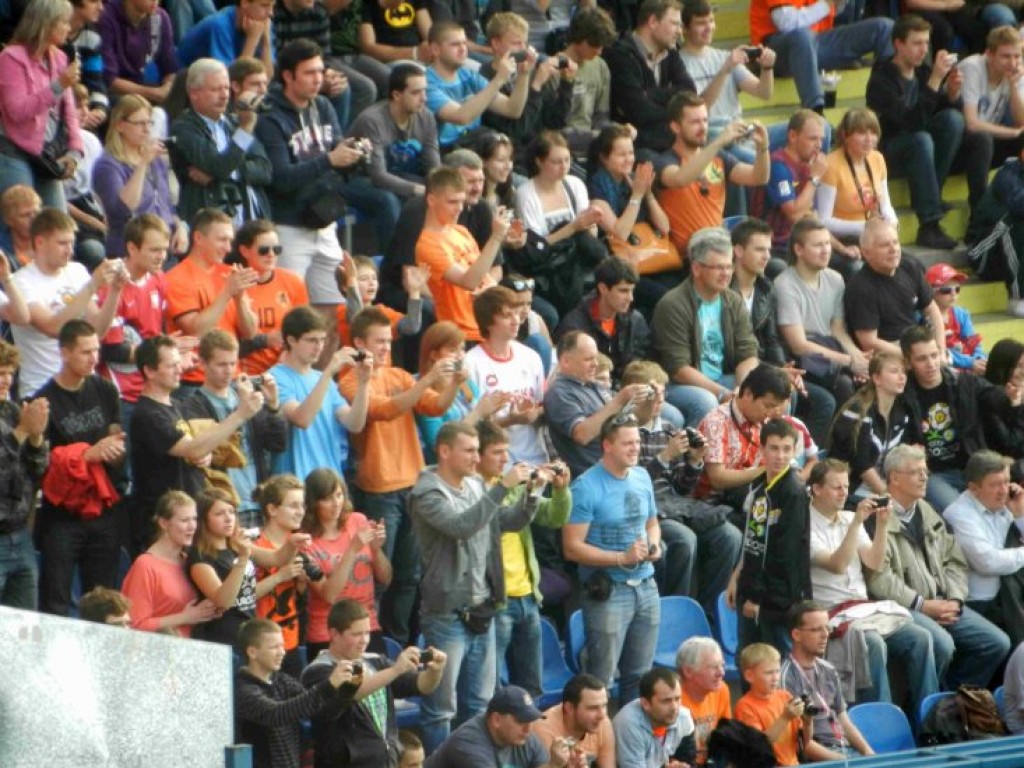 Trening piłkarskiej reprezentacji Holandii w Krakowie -06.06.2012 r.