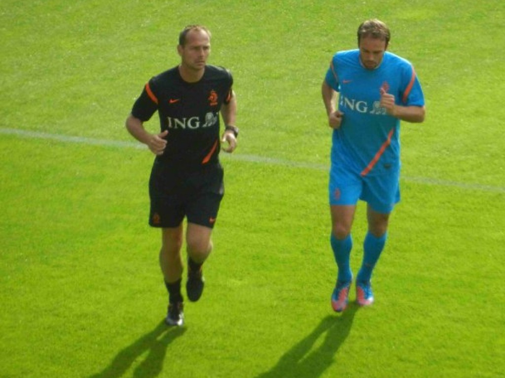 Trening piłkarskiej reprezentacji Holandii w Krakowie -06.06.2012 r.