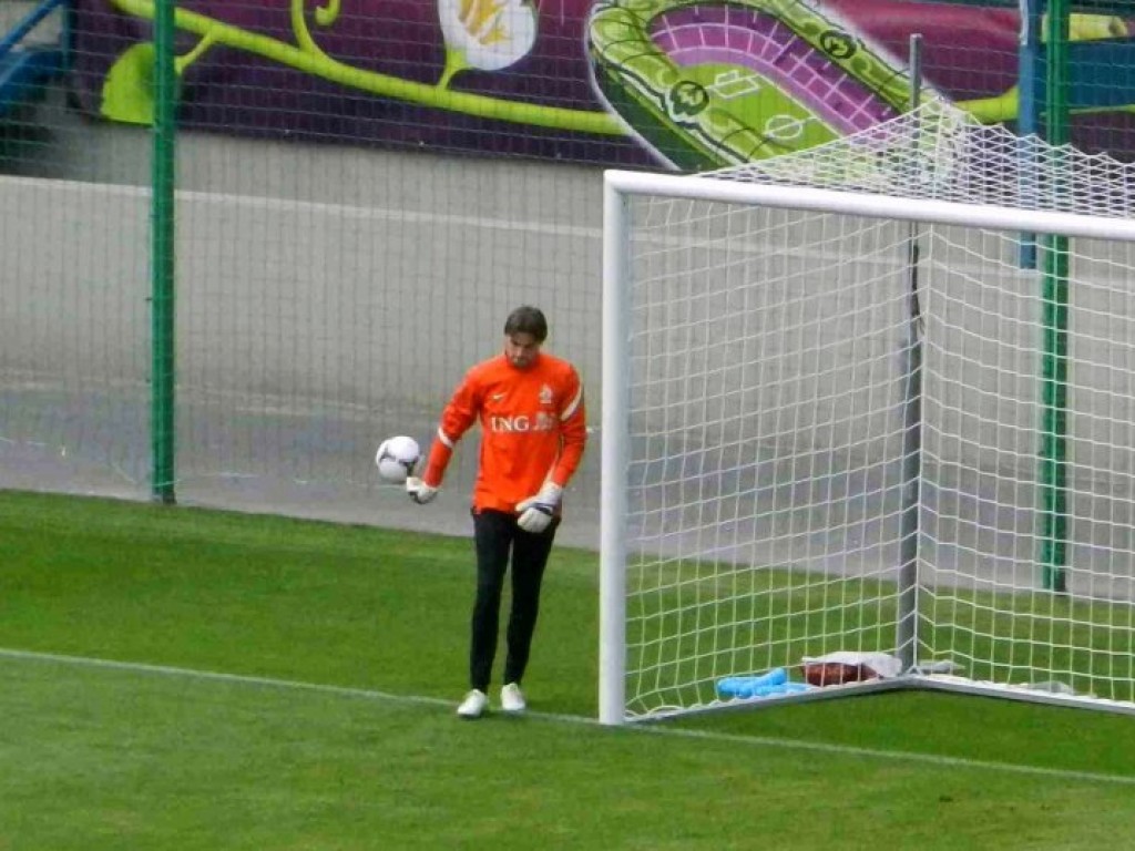 Trening piłkarskiej reprezentacji Holandii w Krakowie -06.06.2012 r.