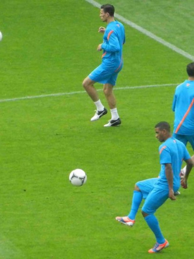 Trening piłkarskiej reprezentacji Holandii w Krakowie -06.06.2012 r.