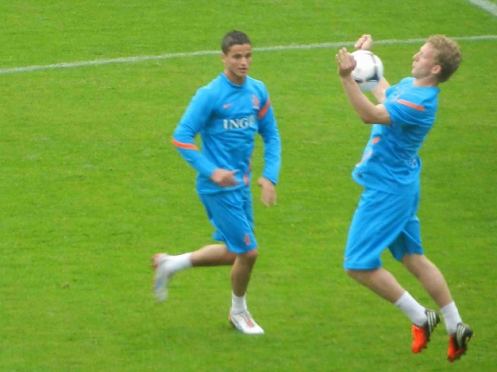 Trening piłkarskiej reprezentacji Holandii w Krakowie -06.06.2012 r.