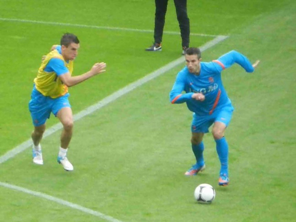 Trening piłkarskiej reprezentacji Holandii w Krakowie -06.06.2012 r.