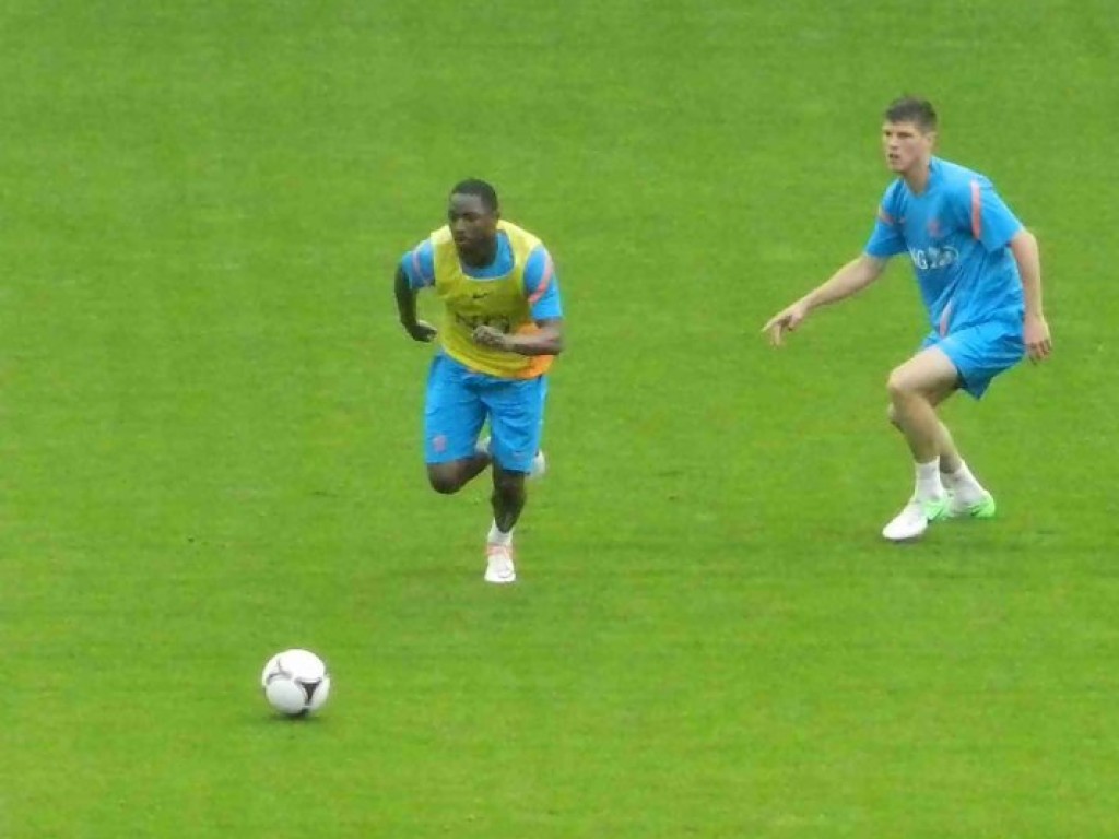 Trening piłkarskiej reprezentacji Holandii w Krakowie -06.06.2012 r.