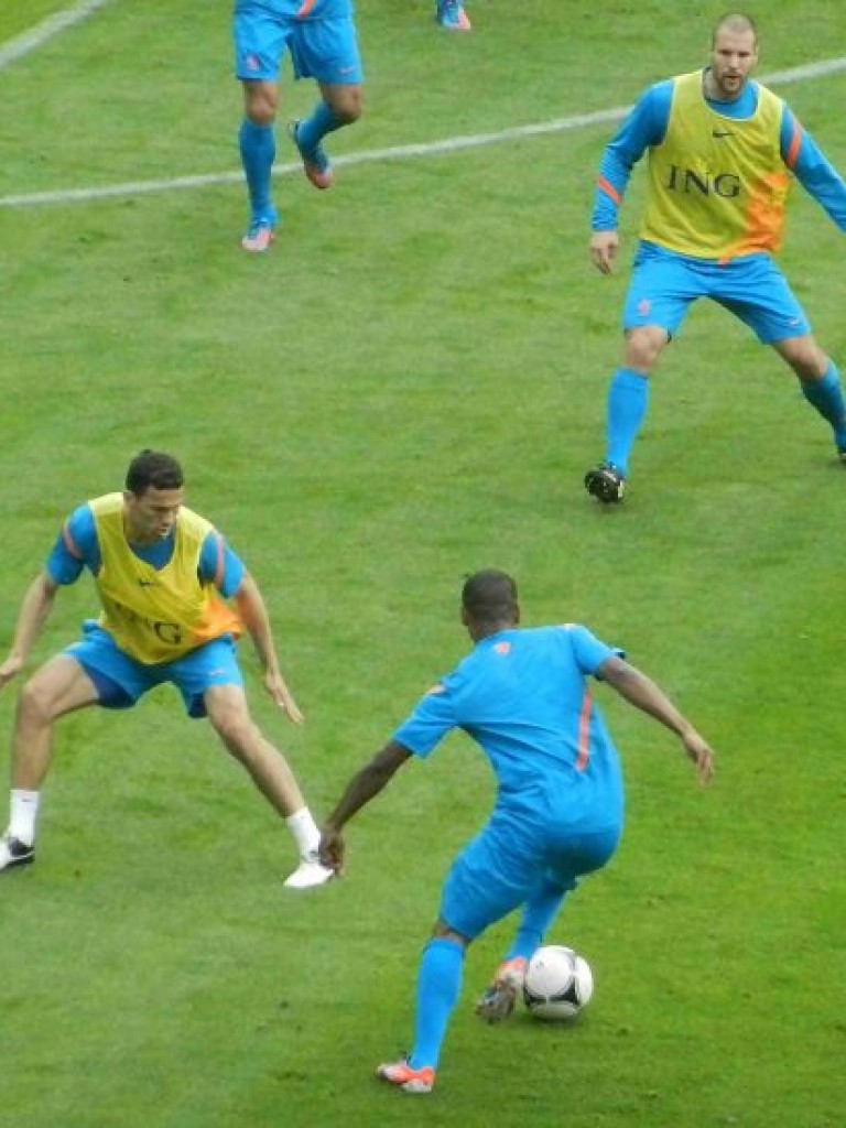 Trening piłkarskiej reprezentacji Holandii w Krakowie -06.06.2012 r.