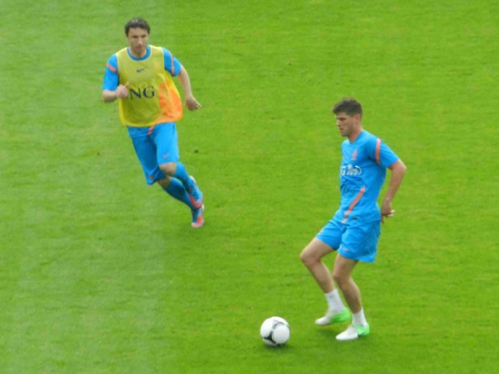 Trening piłkarskiej reprezentacji Holandii w Krakowie -06.06.2012 r.
