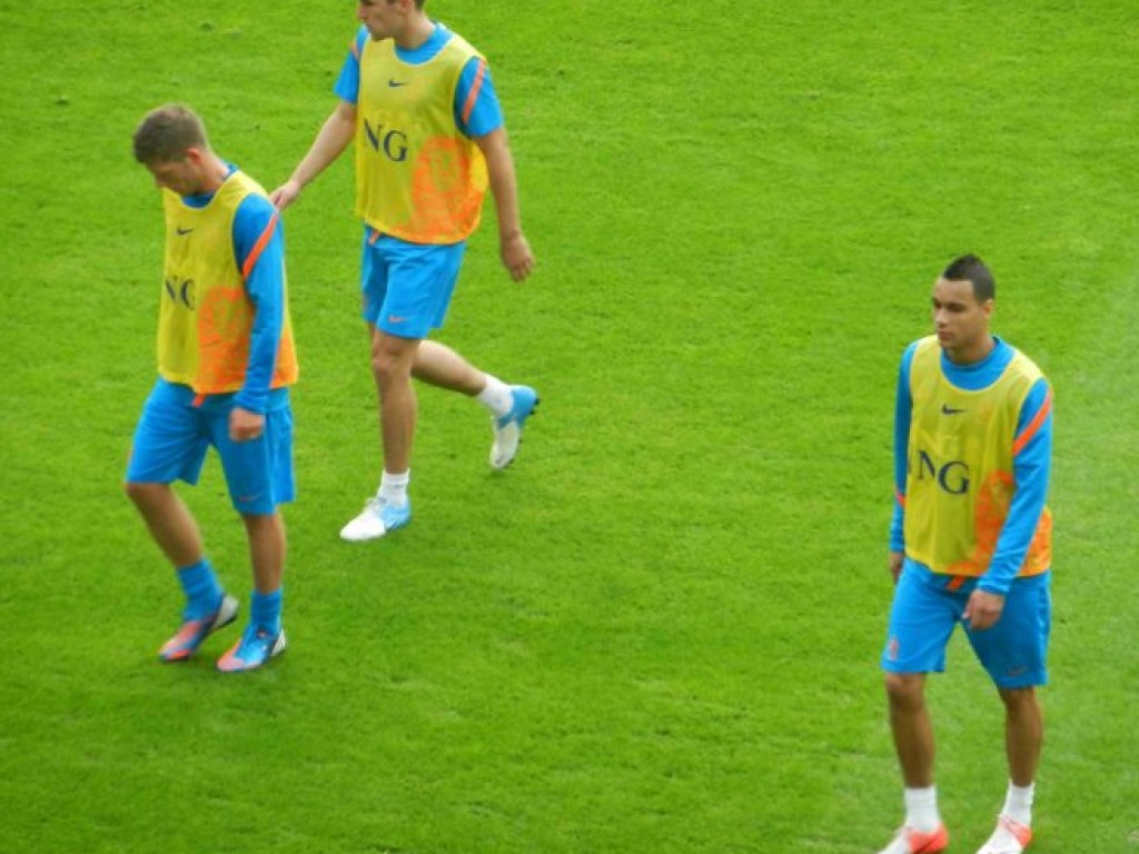 Trening piłkarskiej reprezentacji Holandii w Krakowie -06.06.2012 r.