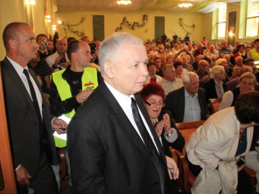 CHRZANÓW. Tłumy na spotkaniu z Kaczyńskim