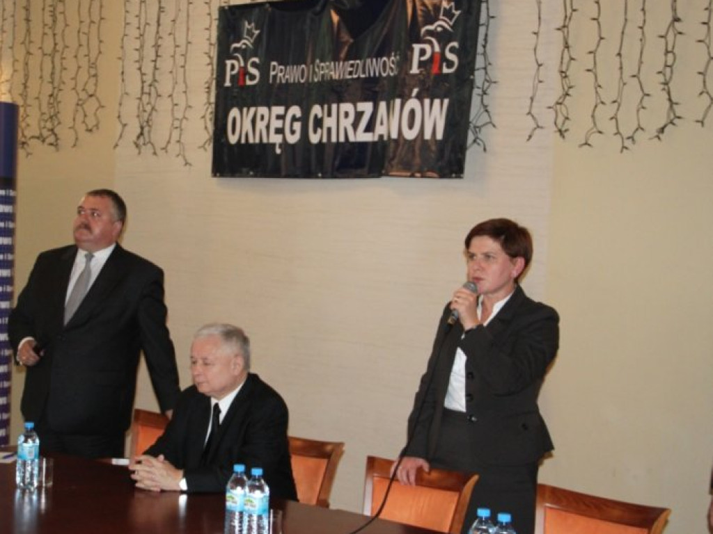 CHRZANÓW. Tłumy na spotkaniu z Kaczyńskim