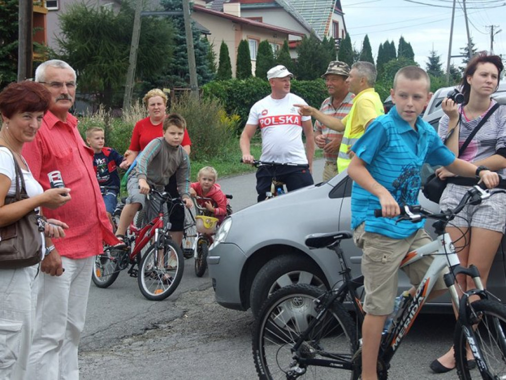 GROJEC. Rajd rowerowy na otwarcie