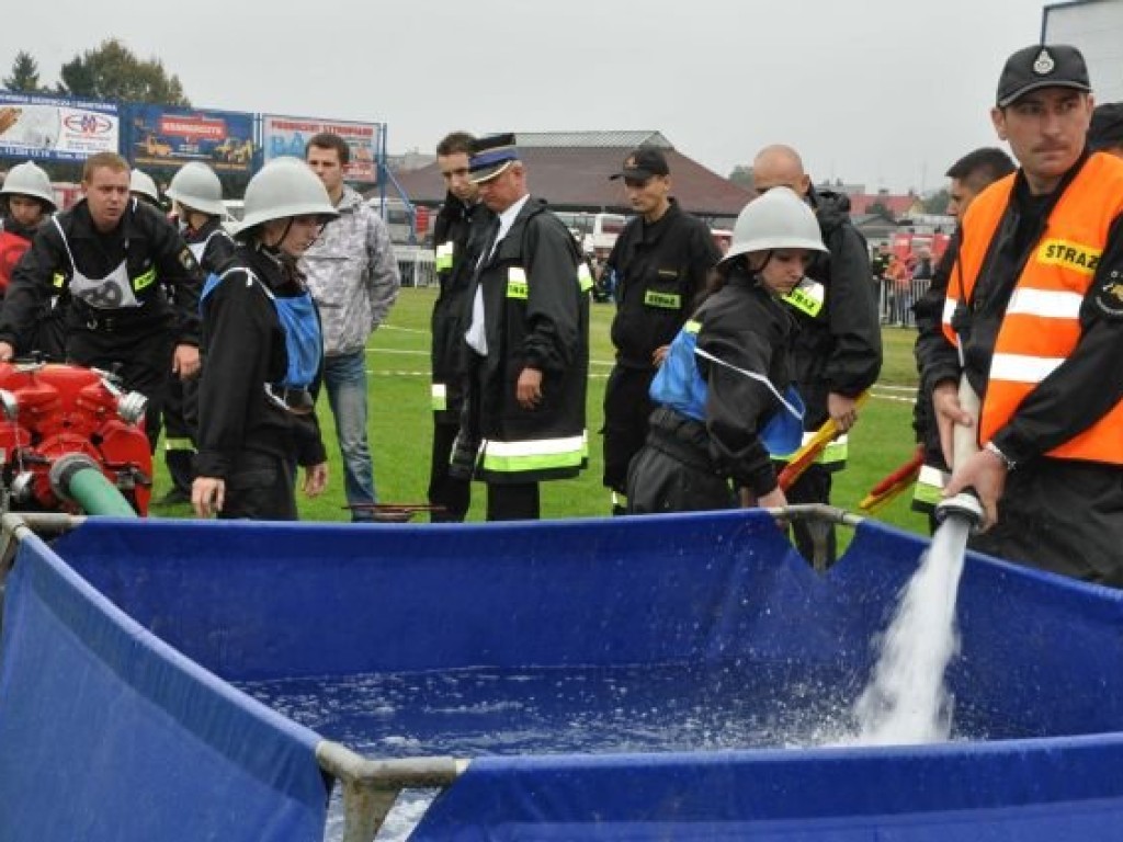Zawody pożarnicze powiatu krakowskiego w Krzeszowicach 1.09.2012
