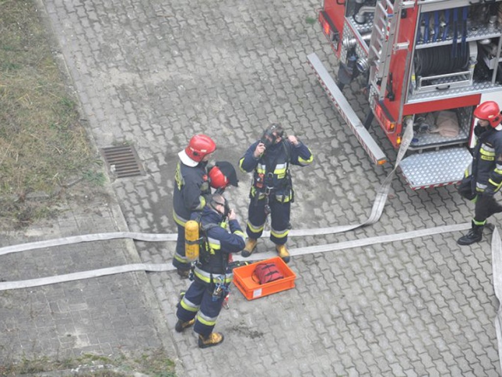 Ćwiczenia pożarnicze w Szpitalu Powiatowym w Chrzanowie – 20.11.2012