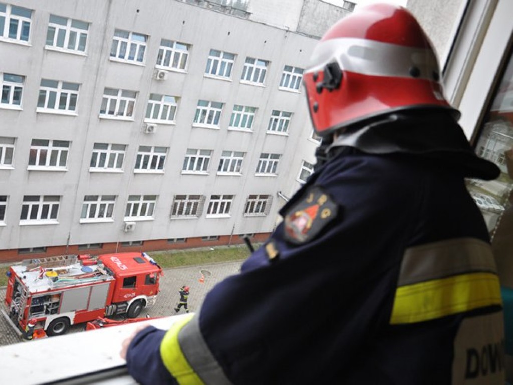 Ćwiczenia pożarnicze w Szpitalu Powiatowym w Chrzanowie – 20.11.2012
