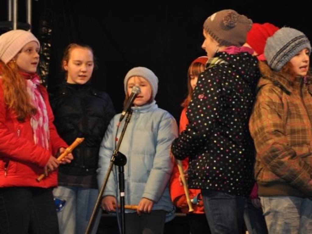 Wigilia na trzebińskim Rynku 15.12.2012