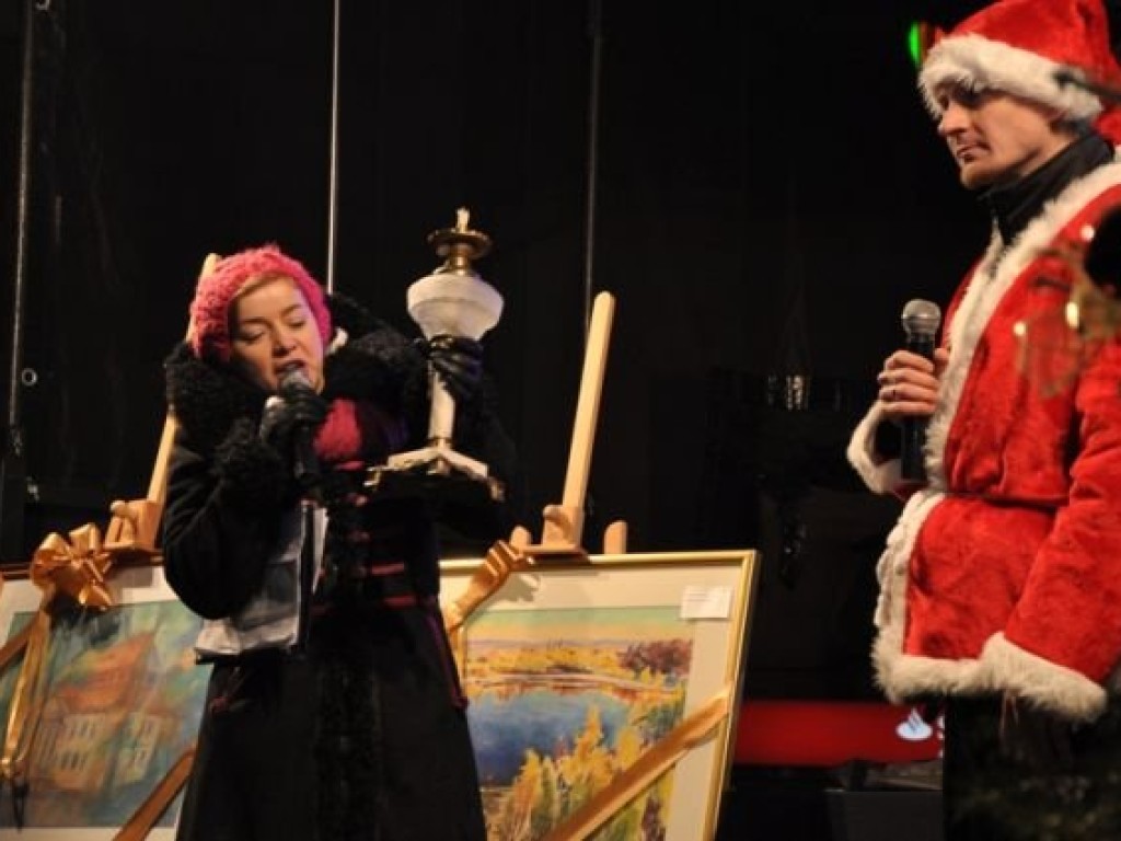 Wigilia na trzebińskim Rynku 15.12.2012