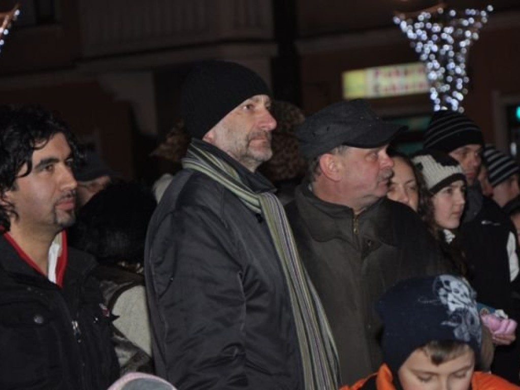 Wigilia na trzebińskim Rynku 15.12.2012