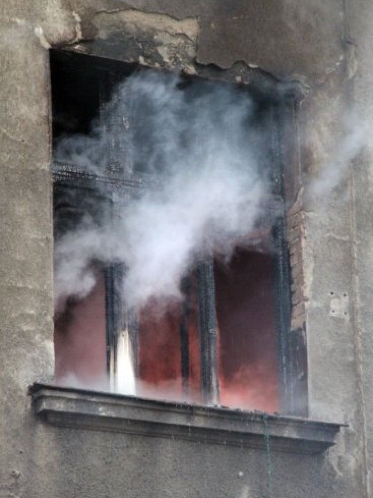Pożar kamienicy przy ul. 3 Maja w Chrzanowie - 10.01.2013 r.