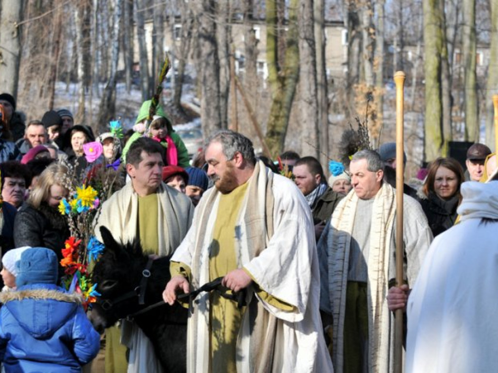 ALWERNIA. Jezus wjechał na osiołku. To dopiero początek misterium