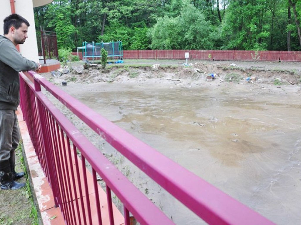 Zniszczenia po ulewnych deszczach - 4.06.2013 r.