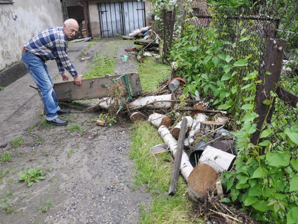 Zniszczenia po ulewnych deszczach - 4.06.2013 r.