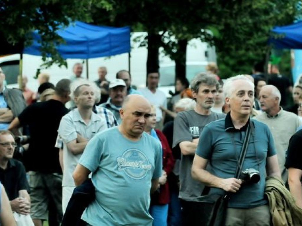 TRZEBINIA. Dopiero „Bo jo cie kochom” poderwało do zabawy