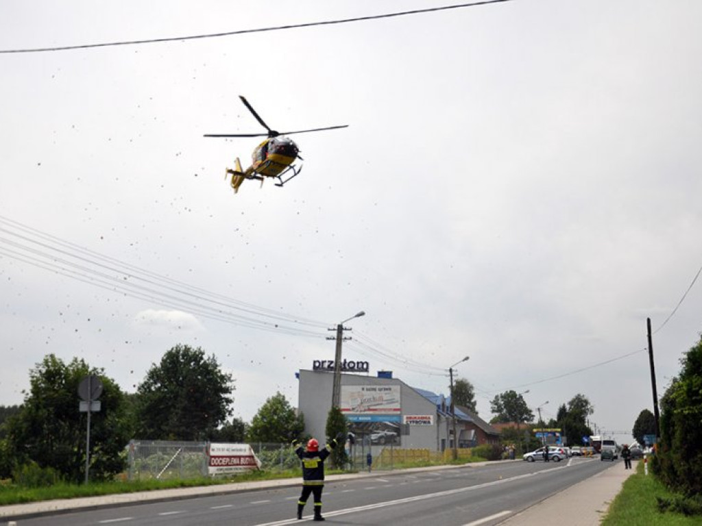 TRZEBINIA. Tragedia na budowie