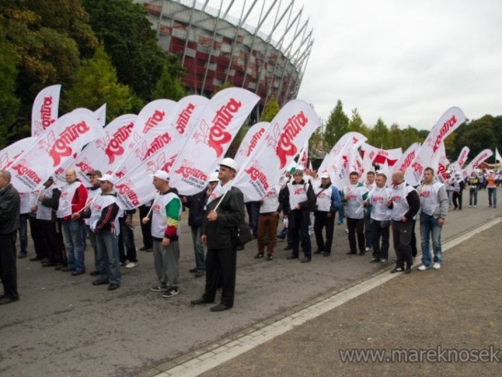 Manifestacja ZZ Kontra w Warszawie (zdjęcia)
