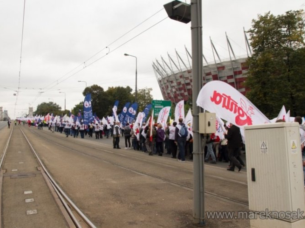Manifestacja ZZ Kontra w Warszawie (zdjęcia)