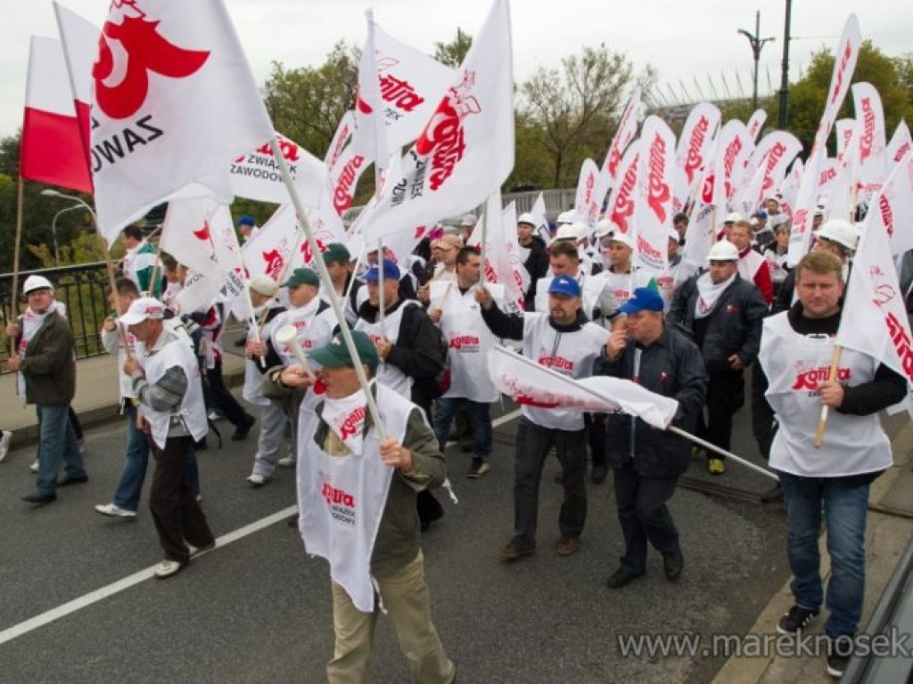 Manifestacja ZZ Kontra w Warszawie (zdjęcia)