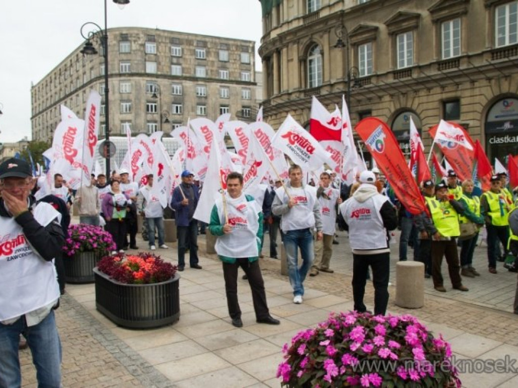Manifestacja ZZ Kontra w Warszawie (zdjęcia)