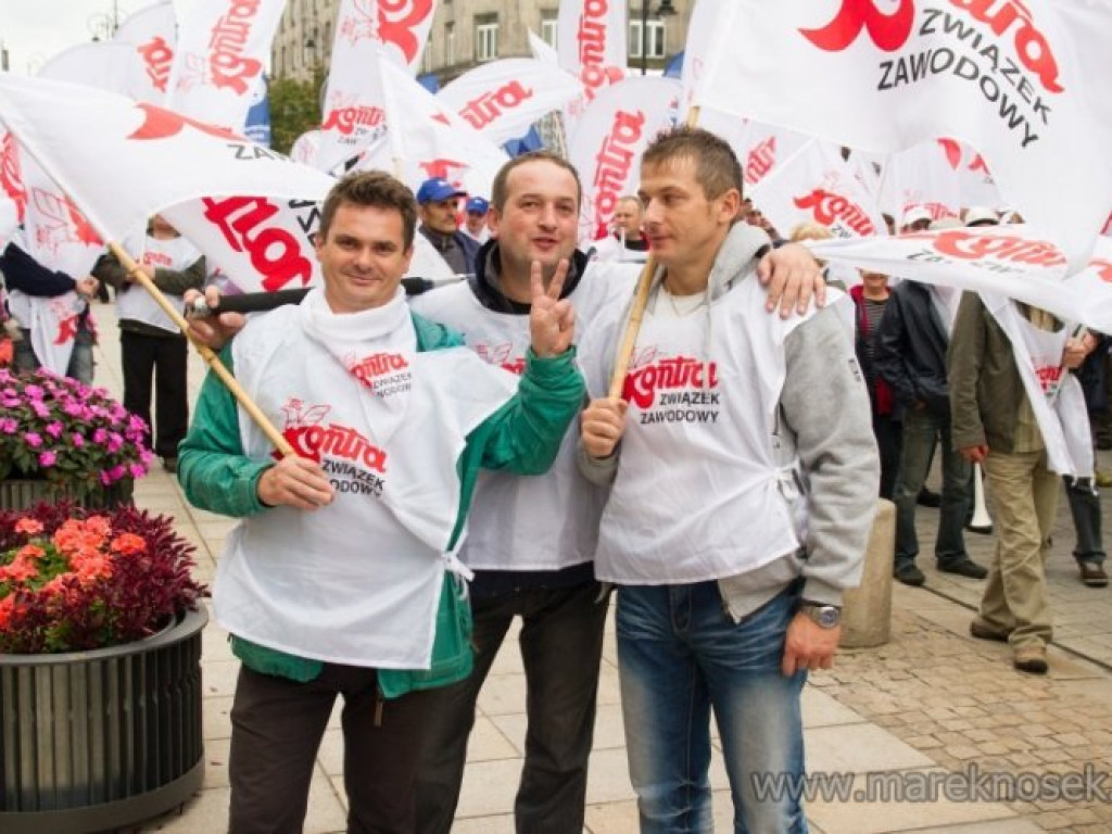 Manifestacja ZZ Kontra w Warszawie (zdjęcia)