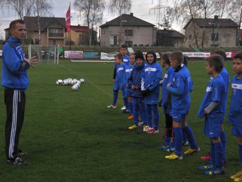 Trening Macieja Iwańskiego z zawodnikami Górnika Libiąż - 6.11.2013 r.