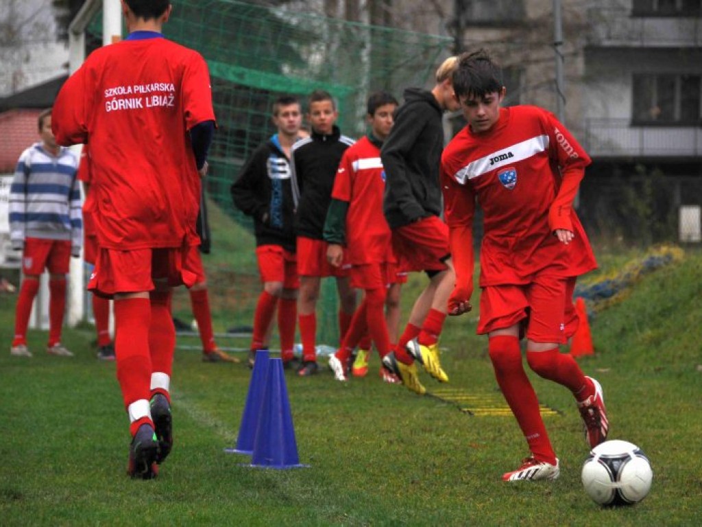 Trening Macieja Iwańskiego z zawodnikami Górnika Libiąż - 6.11.2013 r.