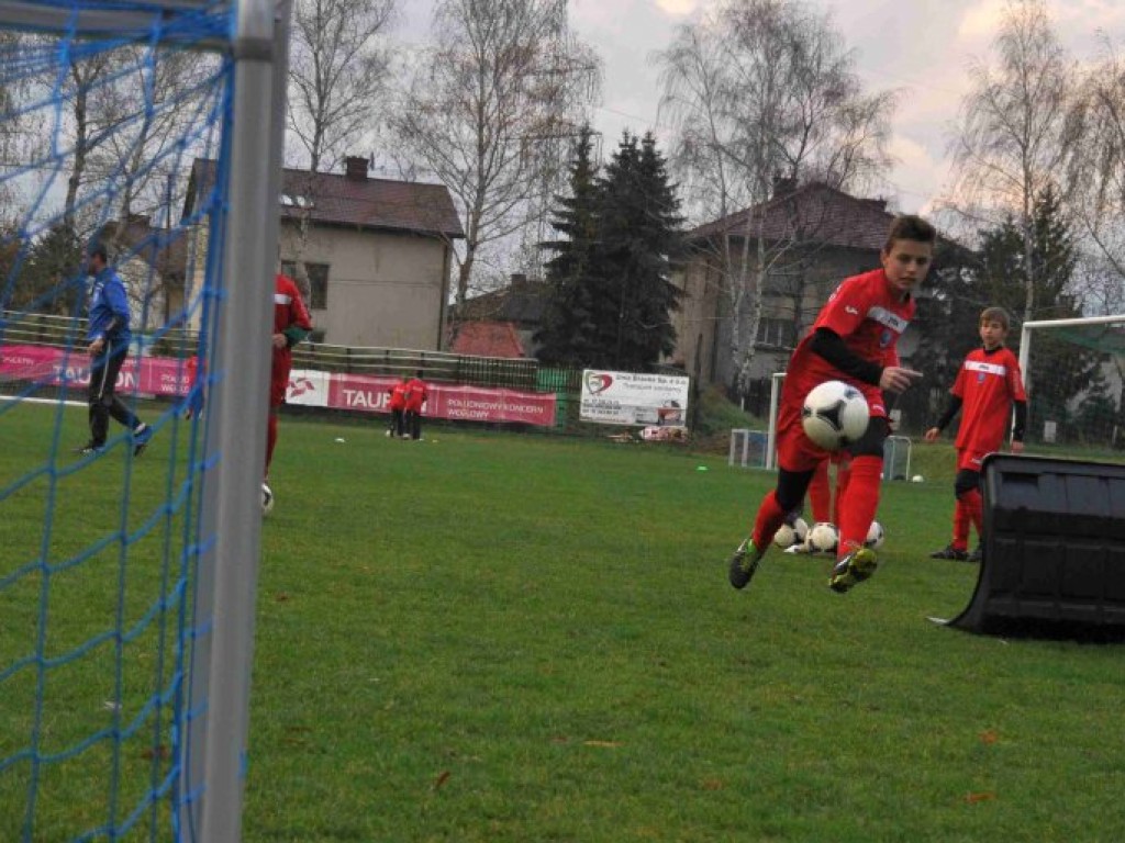 Trening Macieja Iwańskiego z zawodnikami Górnika Libiąż - 6.11.2013 r.