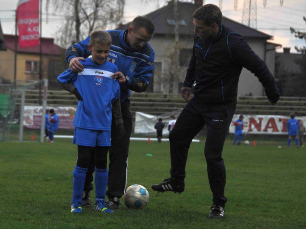 Trening Macieja Iwańskiego z zawodnikami Górnika Libiąż - 6.11.2013 r.