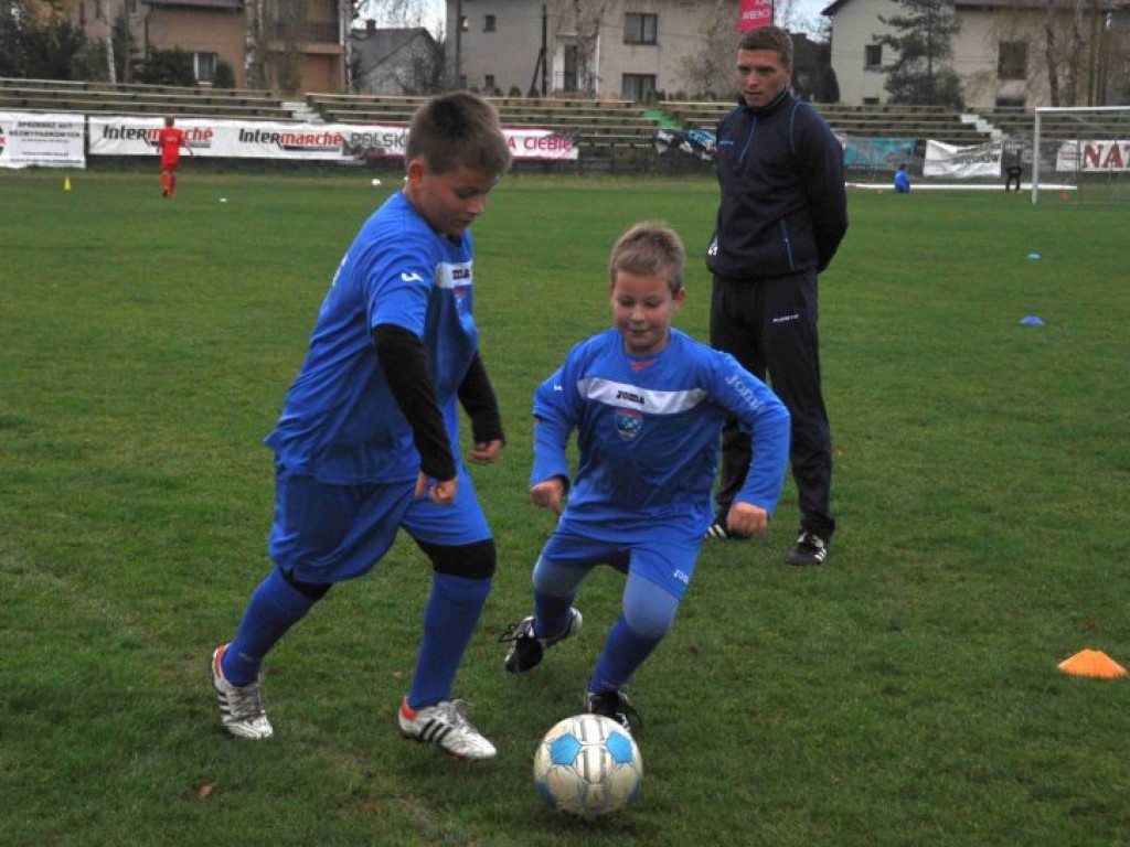 Trening Macieja Iwańskiego z zawodnikami Górnika Libiąż - 6.11.2013 r.