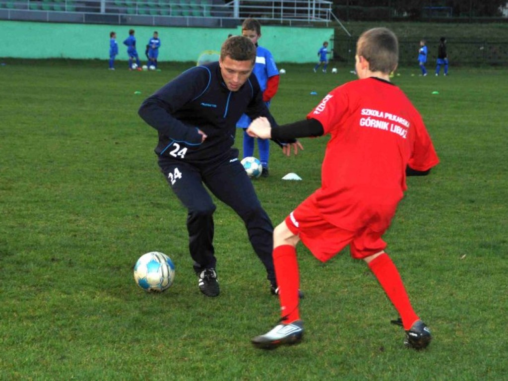 Trening Macieja Iwańskiego z zawodnikami Górnika Libiąż - 6.11.2013 r.